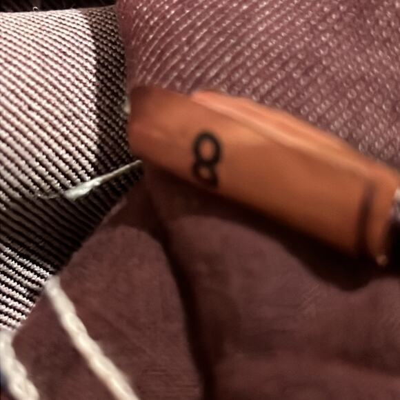 Zara distressed burgundy size 8 jeans .‎ - Picture 7 of 7